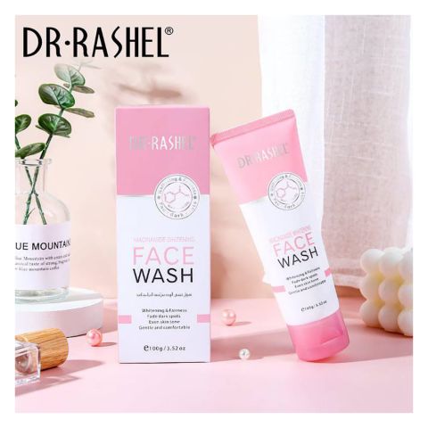 Dr. Rashel Niacinamide Whitening Face Wash, For All Skin Types, 100g