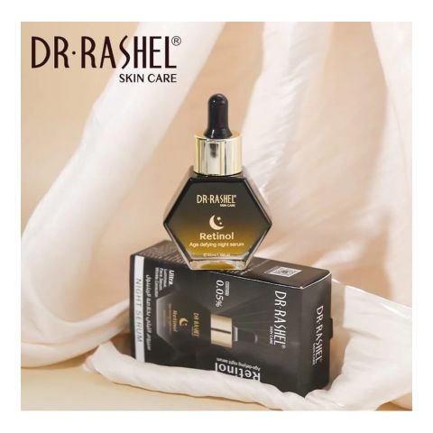 Dr. Rashel 0.05% Retinol Age-Defying Night Serum, For All Skin Types, 35ml