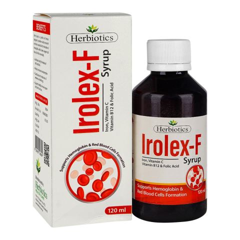 Herbiotics Irolex-F Syrup, 120ml