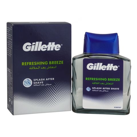 Gillette Refreshing Breeze Splash After Shave, 100ml