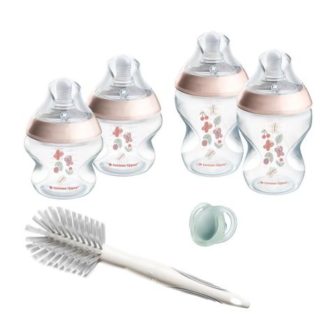 Tommee Tippee Natural Start Newborn Starter Set, For 0 Months+, 6-Pack, 423919