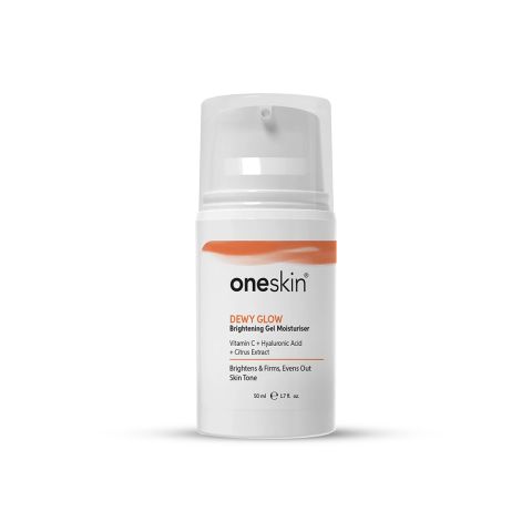 Oneskin Dewy Glow Brightening Gel Moisturizer with Vitamin C, Hyaluronic Acid & Citrus, 50ml