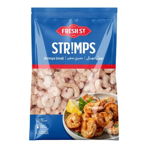 Fresh Street Peeled & Deveined Small Shrimps (Jhinga) - PND 100/200, 500g