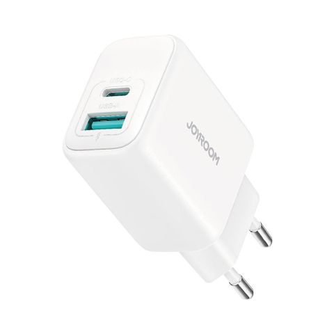 Joyroom 20W Dual Port (A+C) Wall Charger, White, JR-TCF21EU