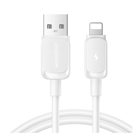 Joyroom Multi Color Series USB-A To Lightning Fast Charging Data Cable (1.2m/4ft, 3A), White, S-A14