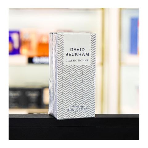 David Beckham Classic Homme Perfume, Eau de Toilette, For Men, 100ml