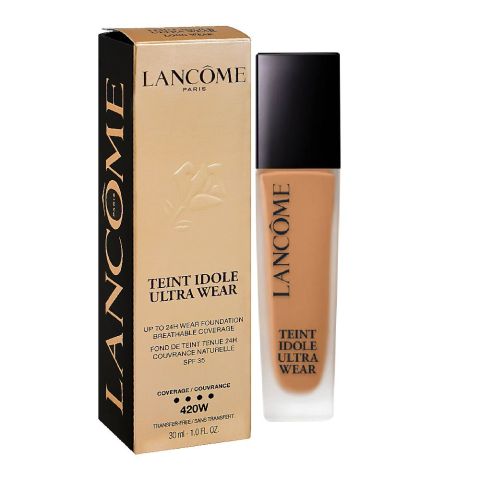 Lancome Teint Idole Ultra Wear Liquid Foundation, Transfer-Free, SPF35, 30ml, 420W 051 Chataigne