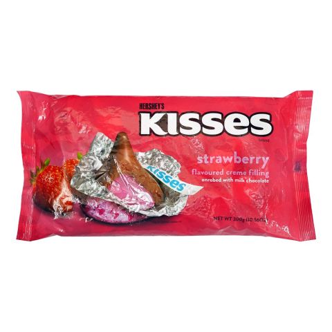 Hershey's Kisses Strawberry Creme Filling Chocolate, 300g