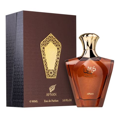 Afnan Turathi Brown Perfume, Eau de Parfum, For Men, 100ml