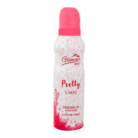 Glamour Series Pretty Lady Premium Body Spray, For Women, 200ml