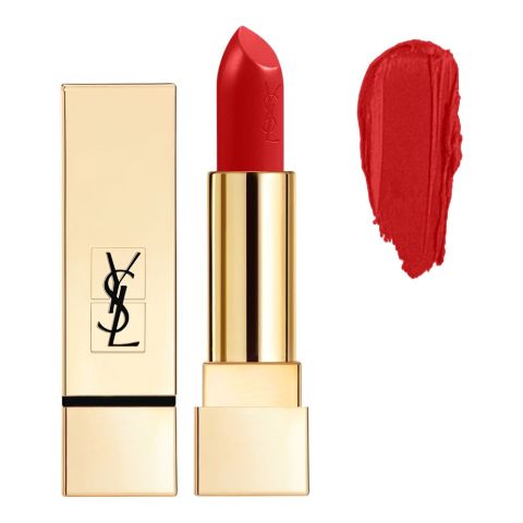 Yves Saint Laurent Rouge Pur Couture Satiny Radiance Lipstick, 3.8g, 4 Rouge Vermillon