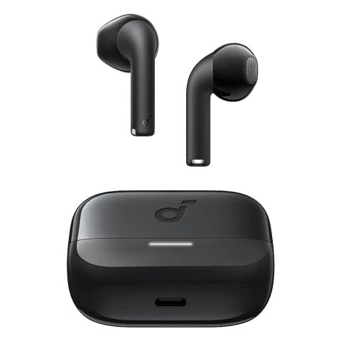 Anker Soundcore K20i Semi-In-Ear Wireless Earbuds, 36H Playtime, Black, A3994H11