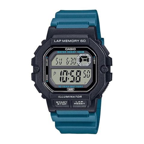 Casio Men's Digital Wrist Watch, WS-1400H-3AVDF
