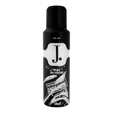 J. Endeavor No Gas Perfume Body Spray, For Men, 120ml