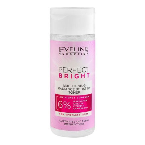 Eveline Brightening Radiance Booster Toner, Anti Dark Spots, For Even-Toned Radiant Skin, 150ml