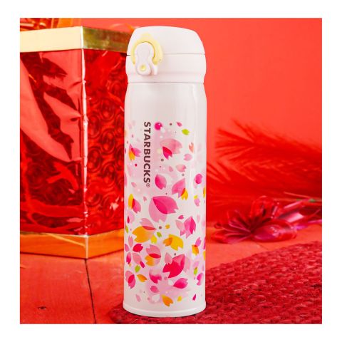 Starbucks Sakura Thermos Water Bottle, 500ml, Pink Cherry Blossom, B-2