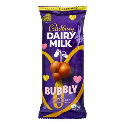 Cadbury Dairy Milk Bubbly Limited Edition, 87g