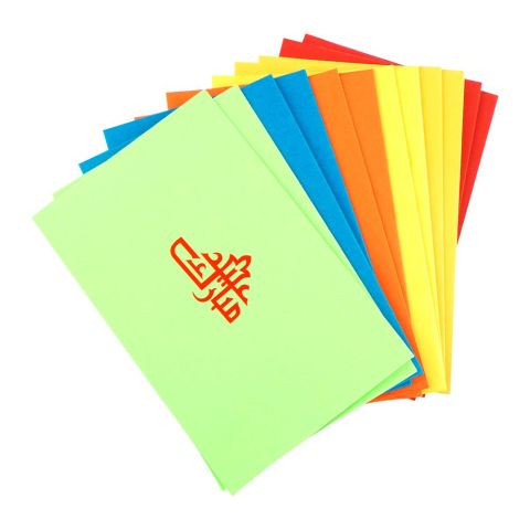 Star Shine Truck Art Eid Mubarak Multi-Color Printed Envelopes Set, 12-Pack