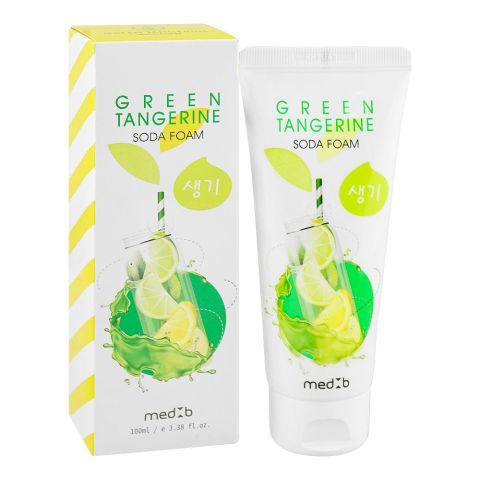 MEDB Green Tangerine Soda Foam Face Wash, 100ml