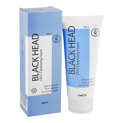 MEDB Black Head Out Cleansing Foam Face Wash, For All Skin Types, 180ml
