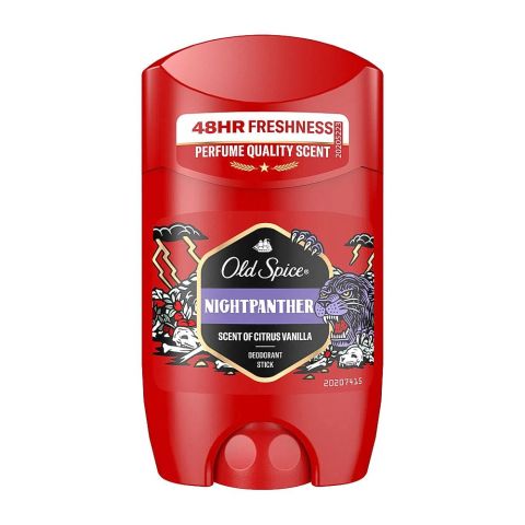 Old Spice Night Panther Scent Of Citrus Vanilla Deodorant Stick, 50ml