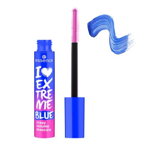 Essence Live Life In Coral I Love Extreme Blue Crazy Volume Mascara, 12ml, 01 Blue-Tiful Corals!
