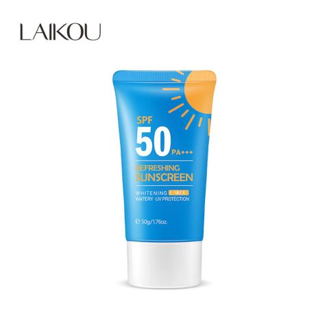 Laikou Refreshing Whitening Sunscreen, Waterproof, UV Protection, SPF50, PA+++, 50g, LK83861E