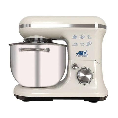 Anex Deluxe Stand Mixer, 5 Liter Stainless Steel Bowl, AG-819