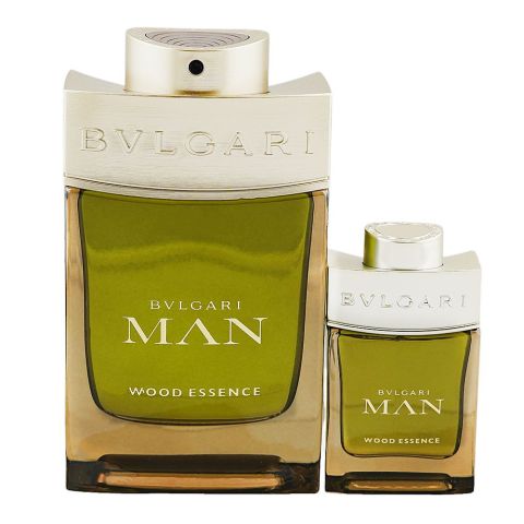 Bvlgari Man Wood Essence Gift Set: Eau De Parfum, 100ml+Eau De Parfum 15ml, For Men, 2-Pack