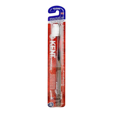 Kent Original Finest Ultra Soft Toothbrush, Brown, 1-Pack