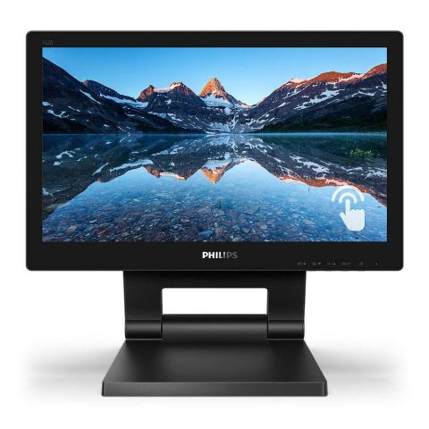 Philips 15.6" Portable 10-Point Touch Screen LED Monitor, 162B9T