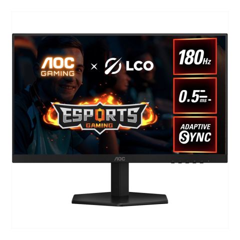 AOC 23" 3-Sided Frameless Fast IPS LED Gaming Monitor, Adaptivesync, 180Hz, 24G42E