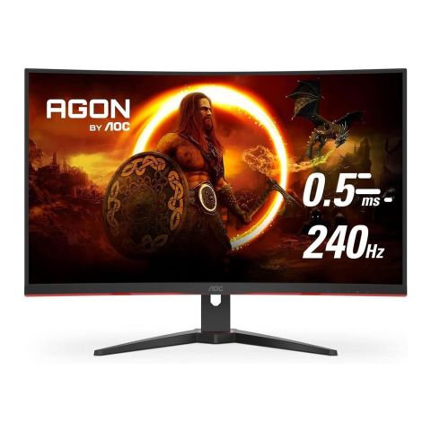 AOC 32" Frameless Curved LED Gaming Monitor, Freesync Premium, 240Hz, C32G2ZE