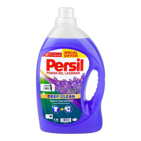 Persil Lavender Power Gel Liquid Laundry Detergent, 2.9 Liter