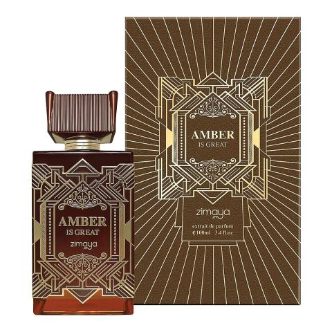 Zimaya Amber Is Great, Eau De Parfum, For Men & Women, 100ml