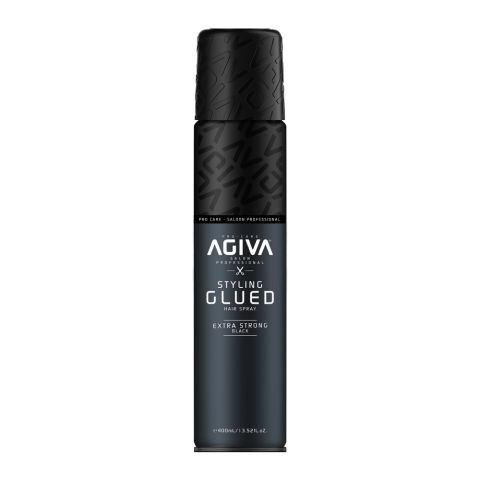 Agiva Professional Styling Glued Hair Spray, Extra Strong, Black , 400ml