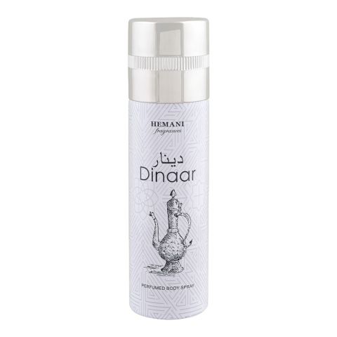 Hemani Dinaar Perfumed Deodorant Body Spray, For Men & Women, 200ml