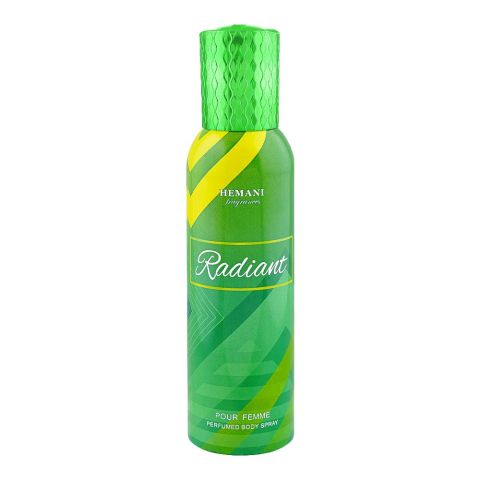 Hemani Radiant Perfumed Deodorant Body Spray, For Women, 200ml