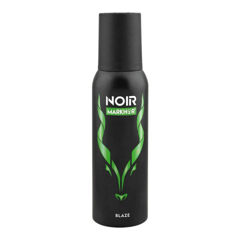 Markhor Noir Blaze No Gas Deodorant Body Spray, For Men, 120ml