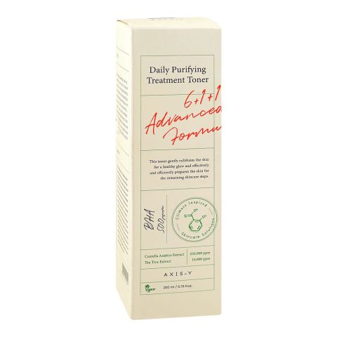 AXIS-Y Daily Purifying Treatment Toner, Pore Minimizer, Oil Control & Blemish Treatment, 200ml