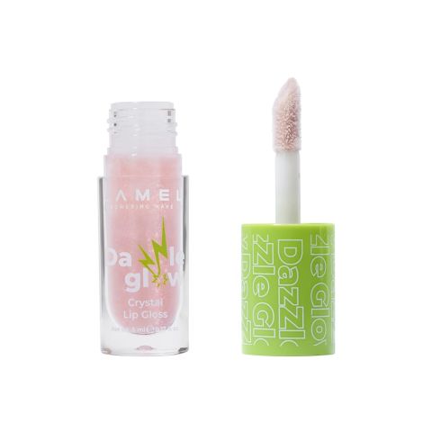 Lamel Dazzle Glow Crystal Lip Gloss, 5ml, 401 Blossom