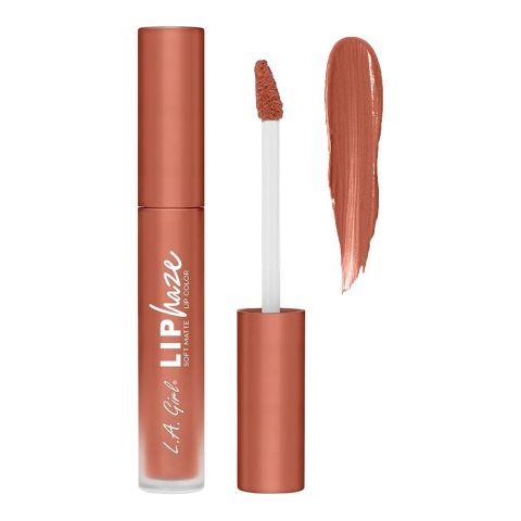 L.A. Girl Lip Haze Soft Mate Lip Color, Liquid Lipstick, 3.3ml, GLC764 My Fav