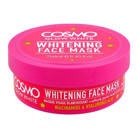 Cosmo Glow White Skin Perfector Whitening Face Mask with Niacinamide & Hyaluronic Acid, 250ml