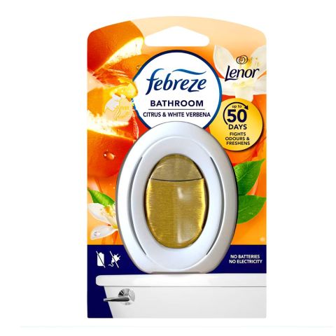 Febreze Bathroom Anti-Mould Odour Air Freshener, Citrus & White Verbena Scent, 7.5ml
