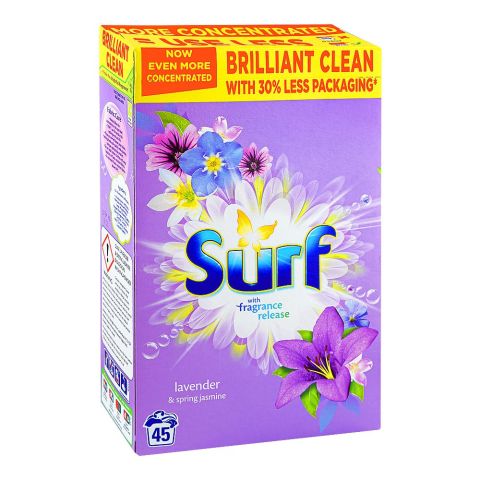 Surf Lavender & Spring Jasmine Laundry Detergent Powder, 2250g