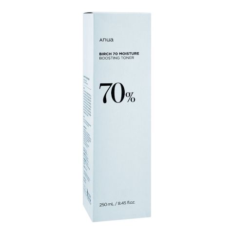 Anua Birch 70% Moisture Boosting Toner, For All Skin Types, 250ml