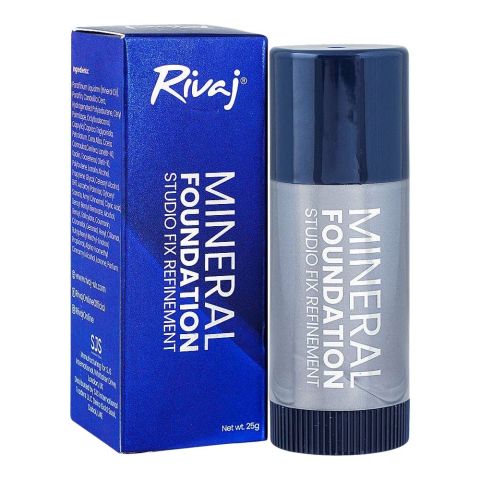 Rivaj UK Mineral Foundation TV Paint Stick, 25g, No:1 Ivory