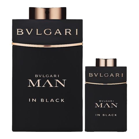 Bvlgari Man In Black Gift Set, Eau de Parfum 100ml & 15ml, 2-Pack