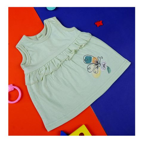 Basix Infant Sleeveless Frock, 6023