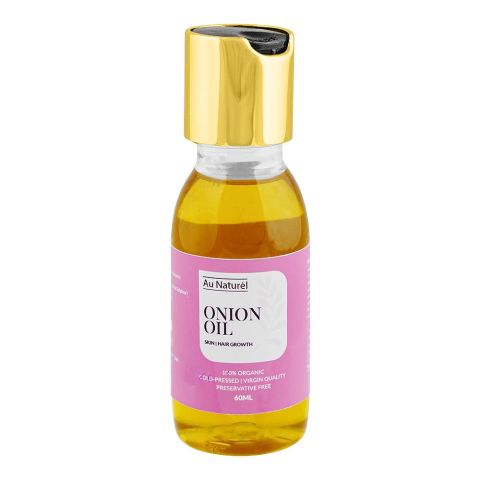 Au Naturel Onion Oil, For Skin & Hair Growth, 60ml